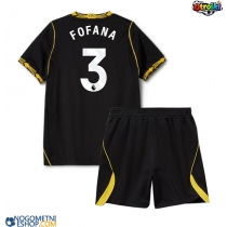 Otroški Nogometni dresi Chelsea Wesley Fofana #3 Gostujoči 2026-27 Kratek Rokav (+ Kratke hlače)